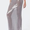 Sheer Sequin Maxi Dress